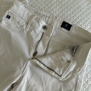 AG white skinny jeans size 24R